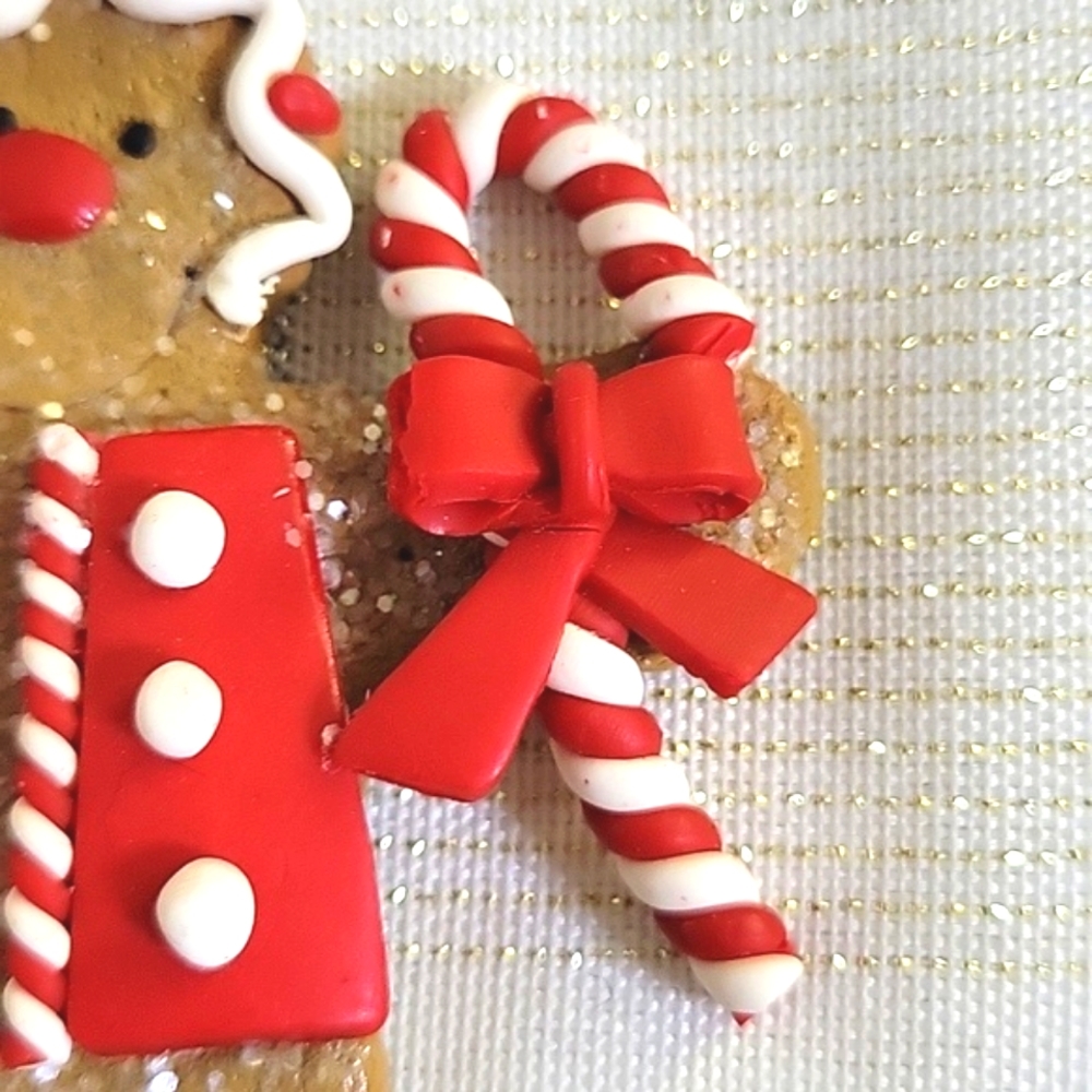 Mini Gingerbread Man Ornament - Picture 2 of 6